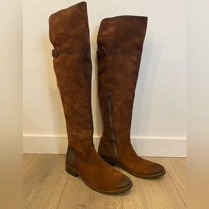 Frye brown suede boots. Size 9.5